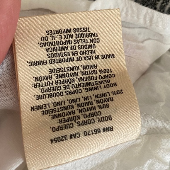 Anthropologie HD in Paris Striped Tie Front dress - Picture 9 of 12